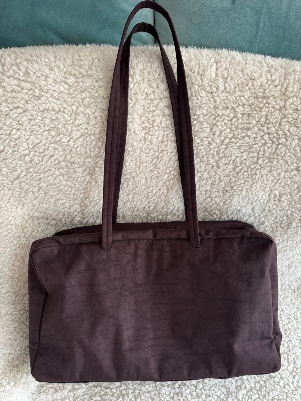 Chocolate Plum Medium Bowler Bag Baggu